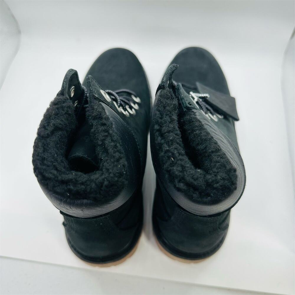 Timberland Premium 6-Inch Waterproof Warm Lined Boots | Women's 7.5 Black | New - Picture 5 of 9